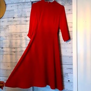 Zara red midi dress in small size